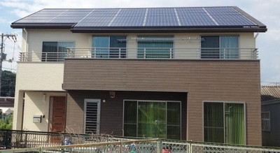 イシンホームの太陽光発電をつけた注文住宅